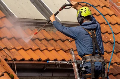 Démoussage et hydrofuge de toiture à Château-Chalon